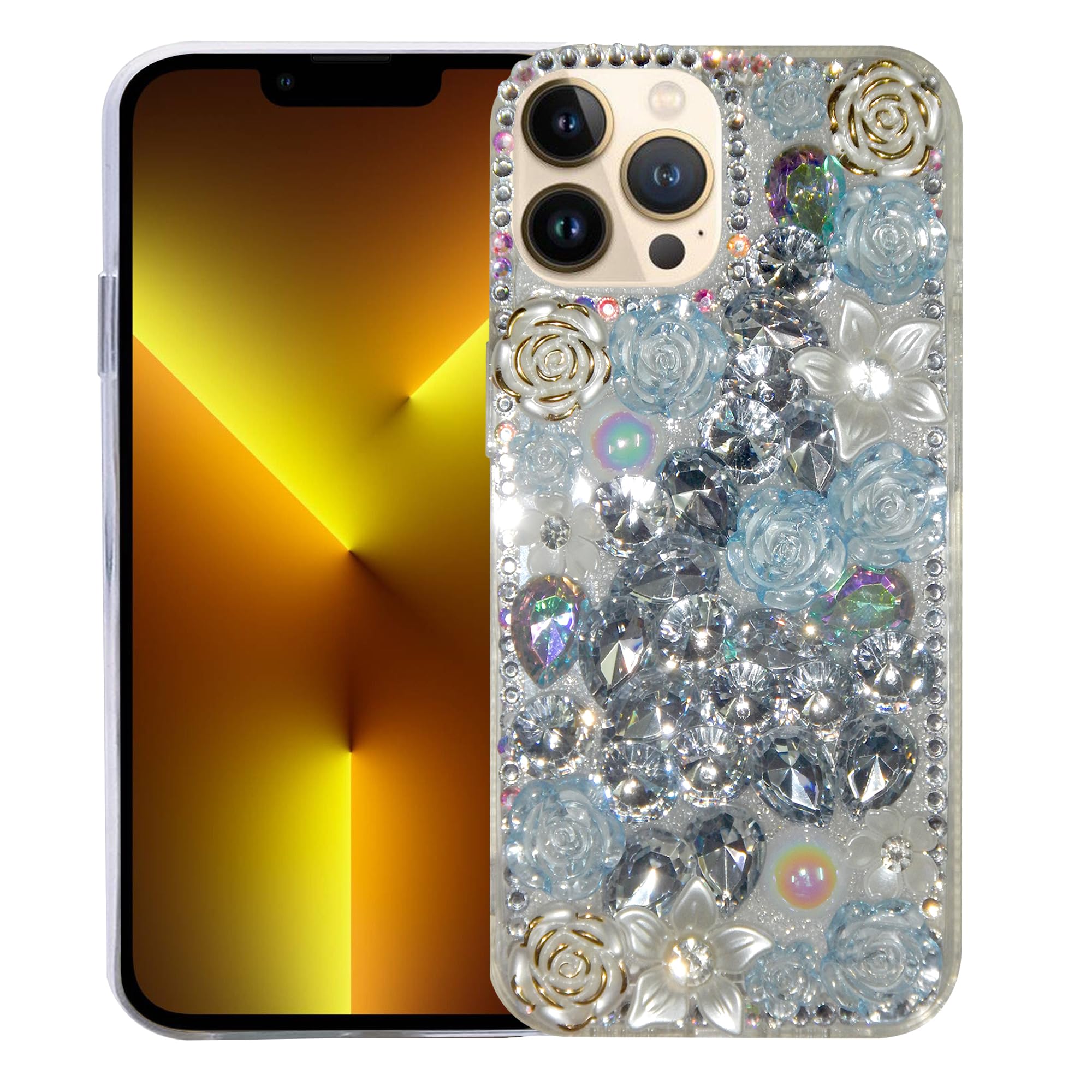 Kalpana's Back Cover Compatible for iPhone | Luxuries Bling